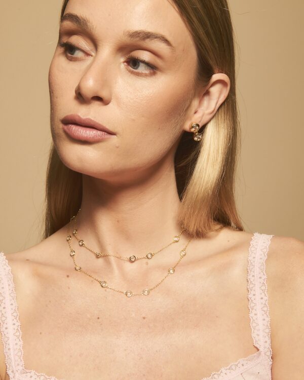 Collar Sirius Incoloro Oro Patronum