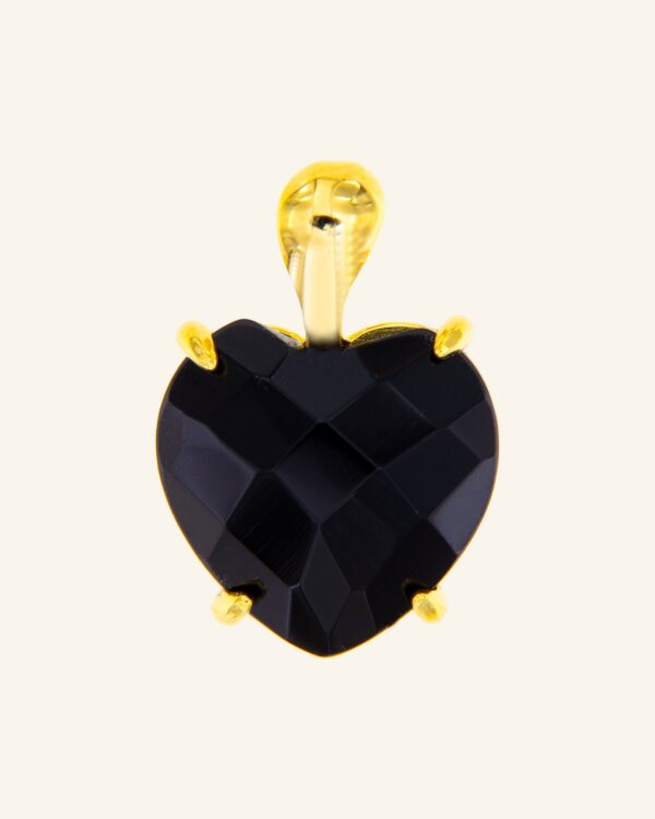 Colgante Corazon con onix