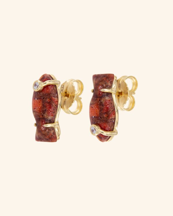 Pendientes Marea Coral