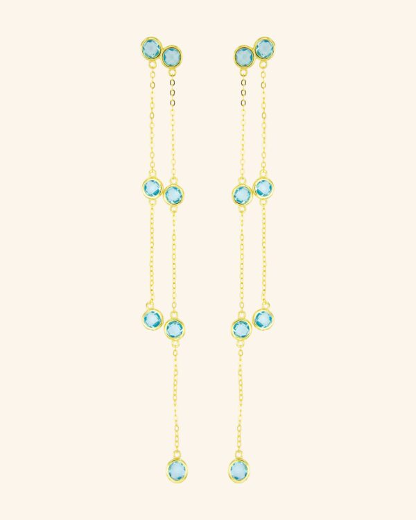 Pendientes Sirius Large Light Blue