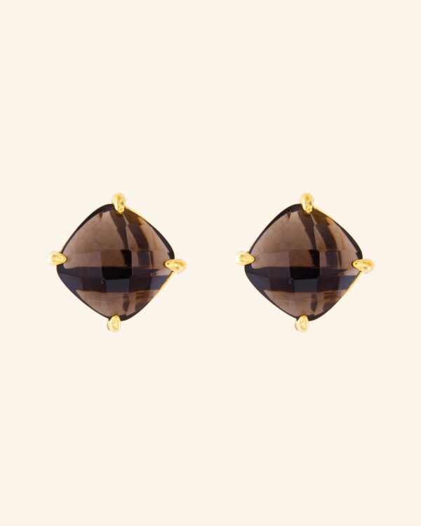 Pendientes Big Candy Cuarzo Fumé