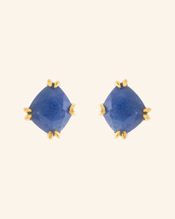 Pendientes Candy Tail Cuarzo Azul