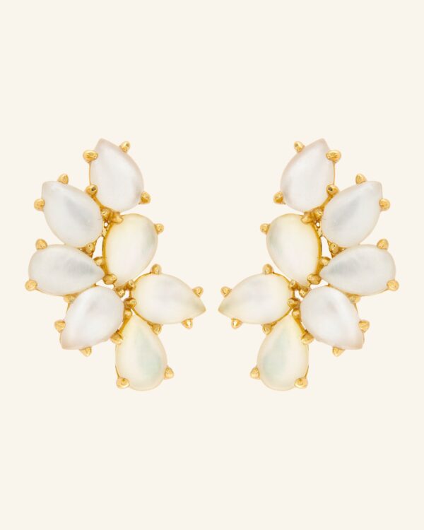 Pendientes Nest Madreperla Blanca