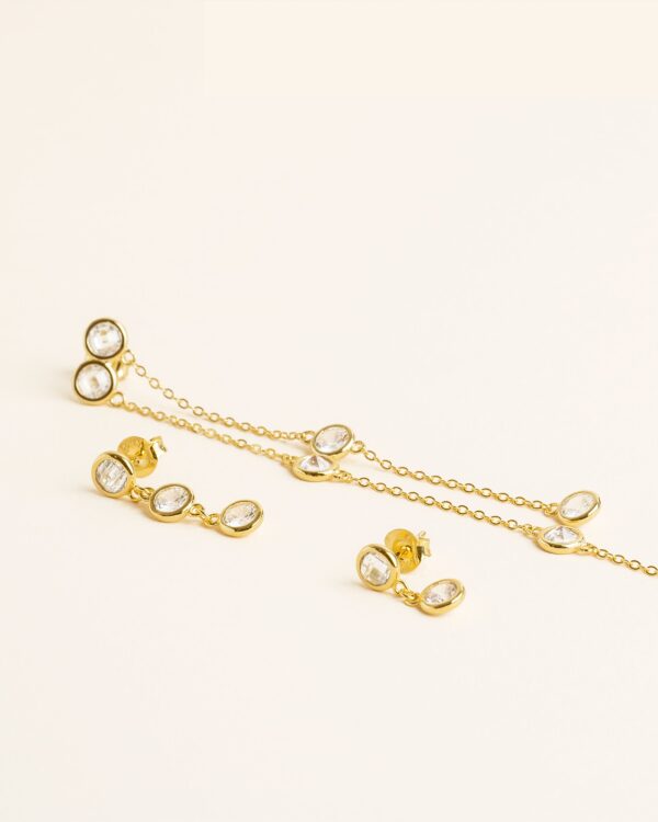 Pendientes Sirius Large incoloro