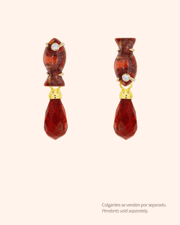 Pendientes Marea Coral